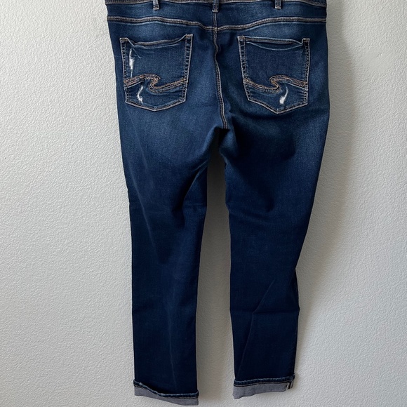 Silver Jeans - Sam Boyfriend Jeans - Size 18 Length 29 - Picture 6 of 10